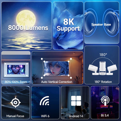 LumiCast Pro 4K – O Cinema Portátil com Android 14 (Edição 2026)