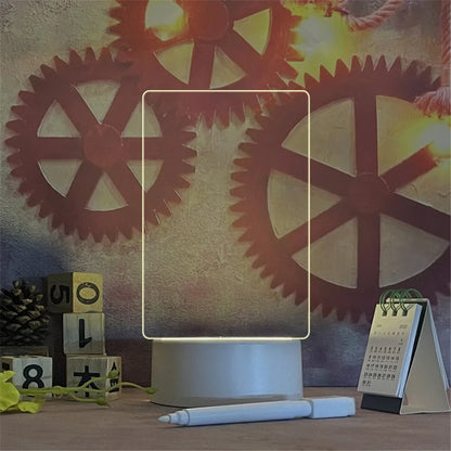 Quadro de Notas Luminoso Acrílico