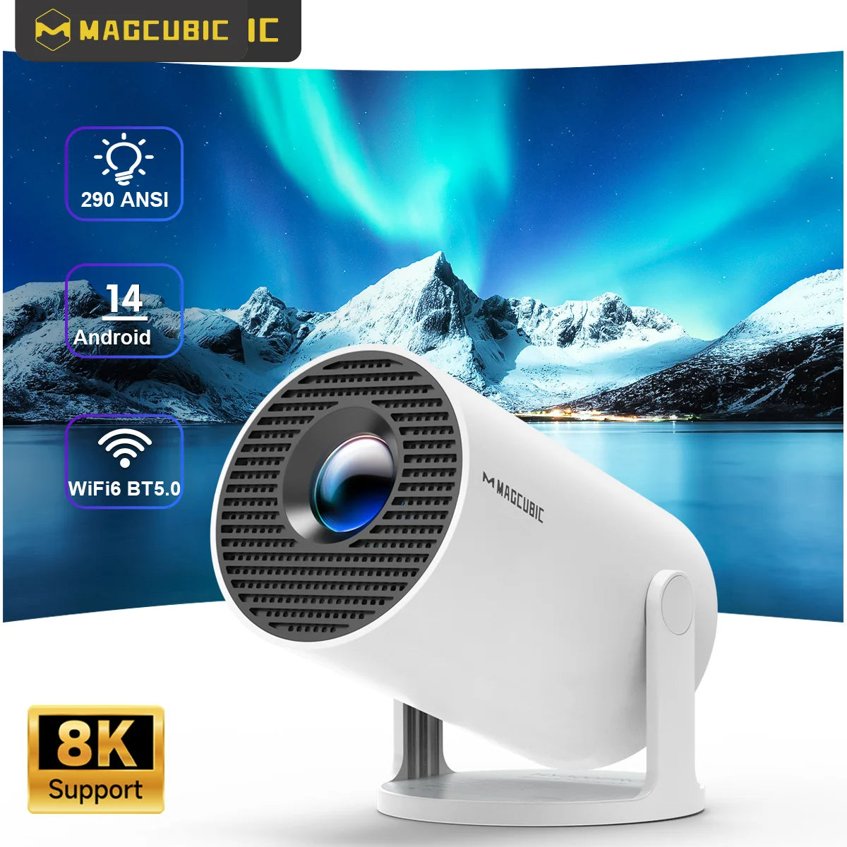 LumiCast Pro 4K – O Cinema Portátil com Android 14 (Edição 2026)